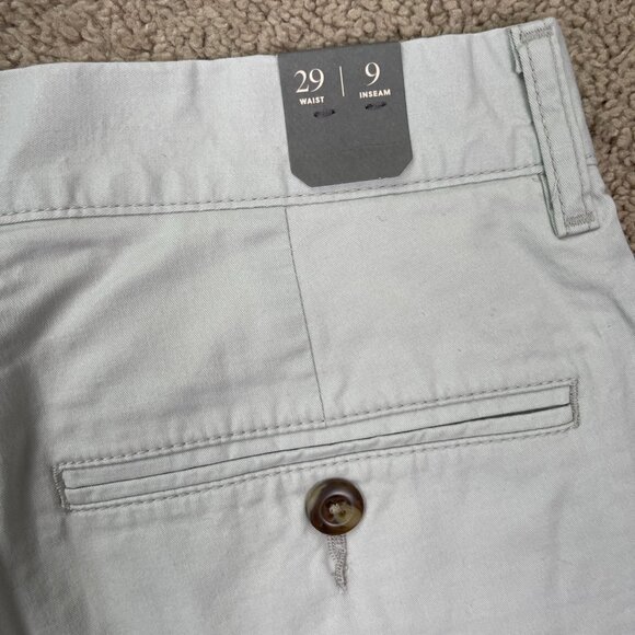 J Crew Shorts Mens 29 Tan NEW 9" Stretch Chino Golf Preppy Casual Resort NWT - Picture 8 of 8